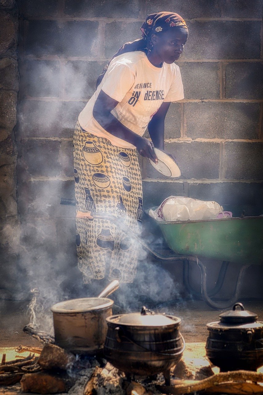 woman, cooking, african, firewood, fireplace, kettle, cooking pot, smoke, kitchen, outdoors, life, lifestyle, zimbabwe, africa, zimbabwe, zimbabwe, zimbabwe, zimbabwe, zimbabwe